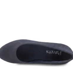Wedge Heel Espadrille Trim Pumps - Navy