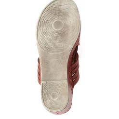Wedge Mule Sandals - Tan