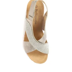 Wedge Sandals - Metallic