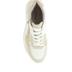 Wedge Trainers - Beige
