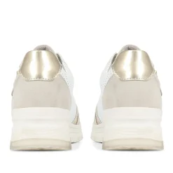 Wedge Trainers - Beige