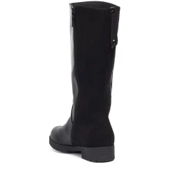 Wide Calf Long Boots - Black