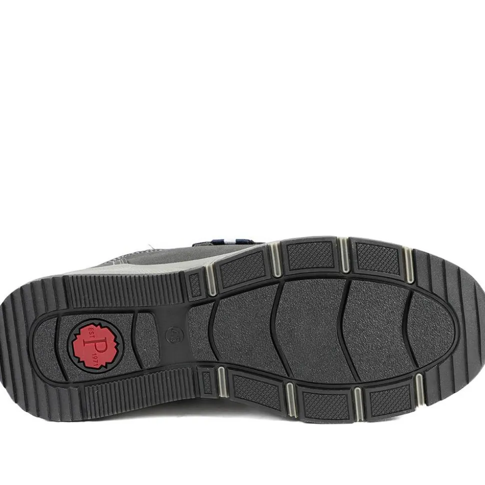 Wide Fit Adjustable Fasten Casual Shoes - Grey