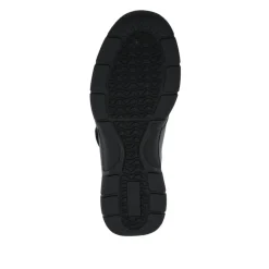 Wide Fit Adjustable Fitting Monk Shoes - Navy