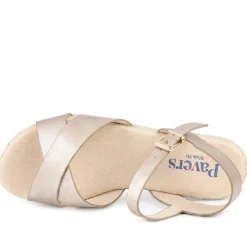 Wide Fit Buckle Fasten Strappy Espadrilles - Gold