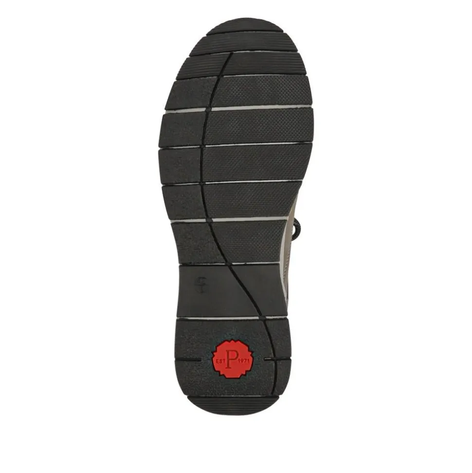 Wide Fit Casual Laced Slip-On Shoes - Grey