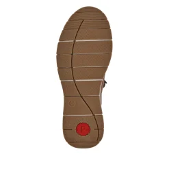 Wide Fit Casual Laced Slip-On Shoes - Tan