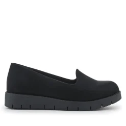 Wide Fit Casual Slip-On Shoes - Black