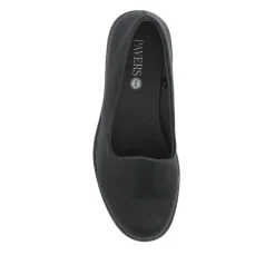 Wide Fit Casual Slip-On Shoes - Black