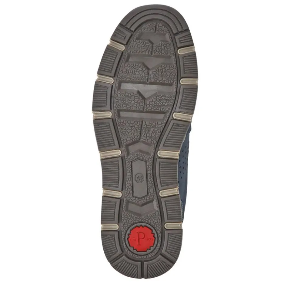 Wide Fit Casual Slip-On Trainers - Navy