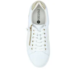 Wide Fit Chunky Lace-Up Trainers - White