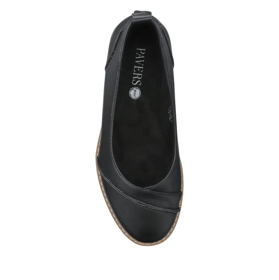 Wide Fit Chunky Pumps - Black