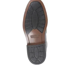 Wide Fit Classic Leather Loafers - Black