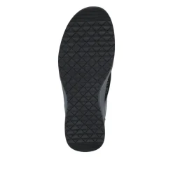 Wide Fit Coated Leather Adjustable Monk Shoes - Black