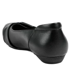 Wide Fit Comfort Ballet Flats - Black