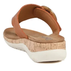Wide Fit Comfort Toe Post Sandals - Tan