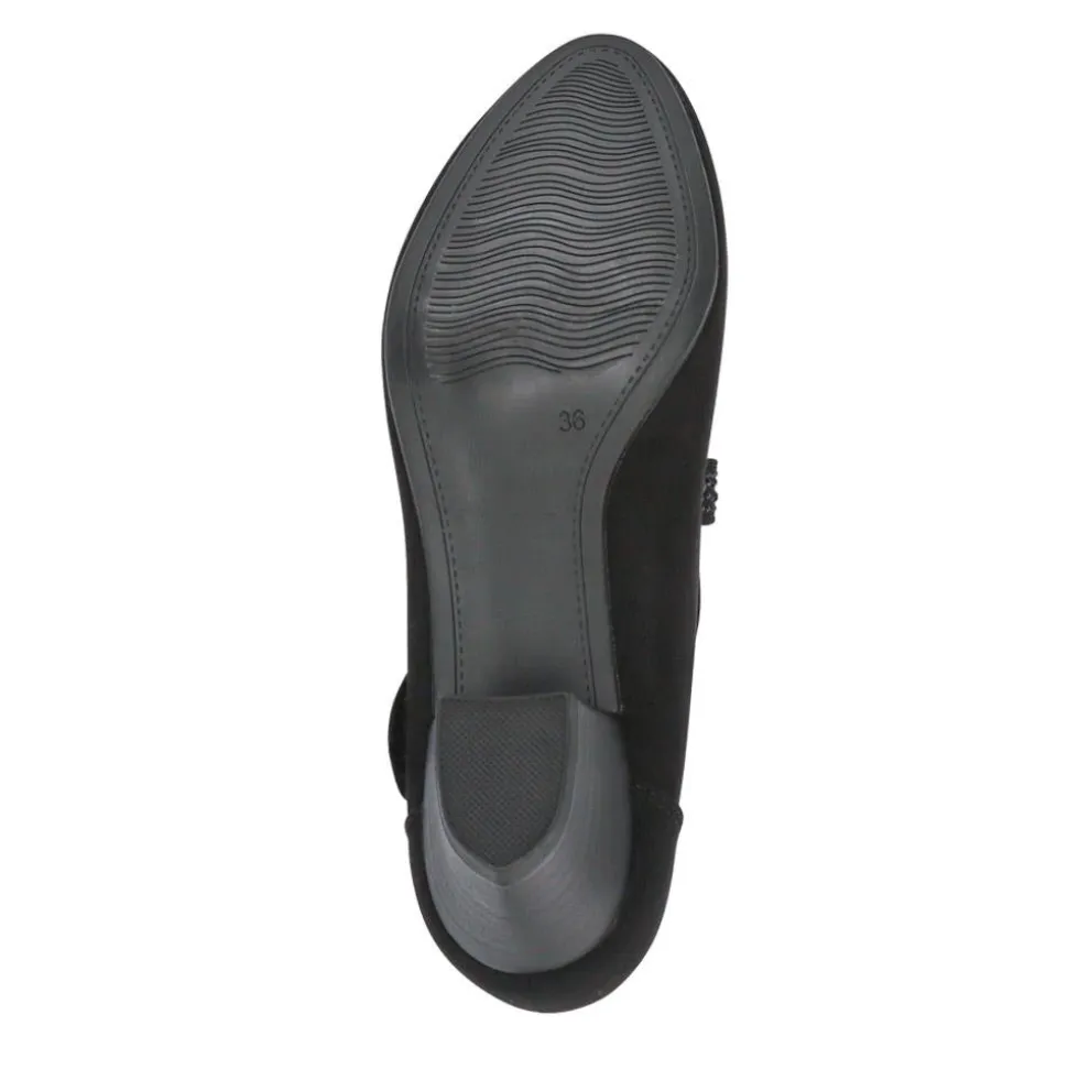 Wide fit Cone Heeled Mary Janes - Black
