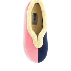 Wide Fit Cosy Antibacterial Full Slippers - Pink Multi