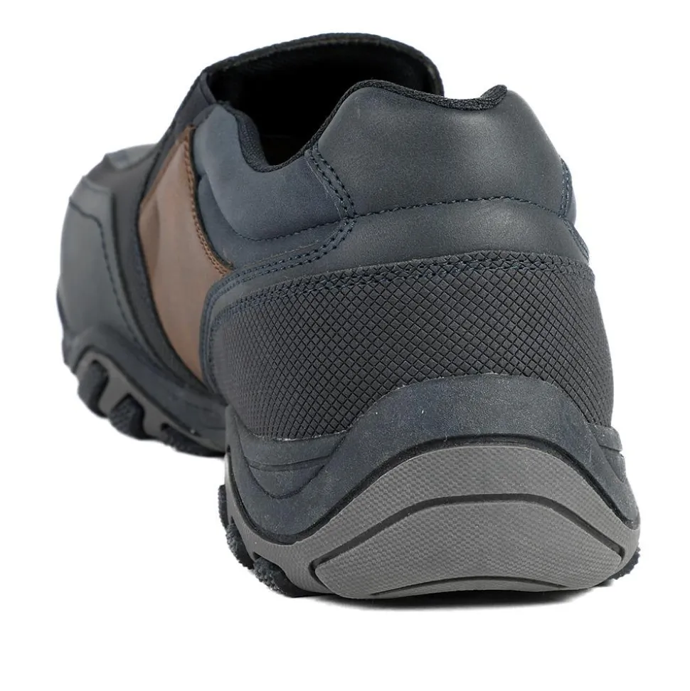 Wide Fit Cushioned Slip On Shoes - Navy