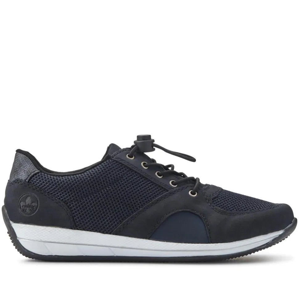 Wide-Fit Cushioning Trainers - Navy