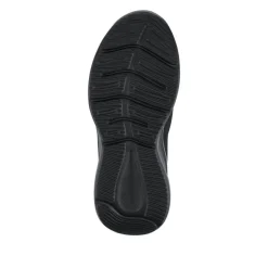 Wide Fit Easy Step In Bungee Lace Trainers - Black