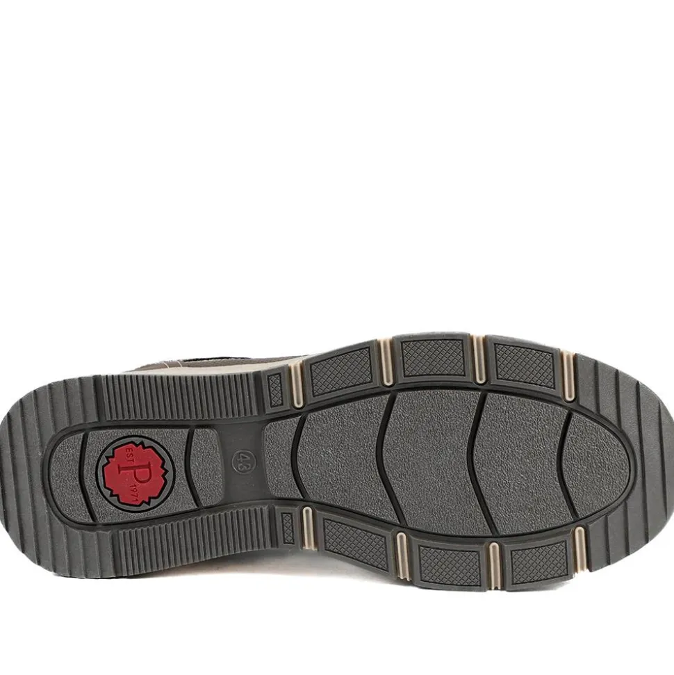 Wide-Fit Elasticated Slip On Shoes - Dark Brown