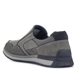 Wide Fit Elasticated Slip On Shoes - Grey