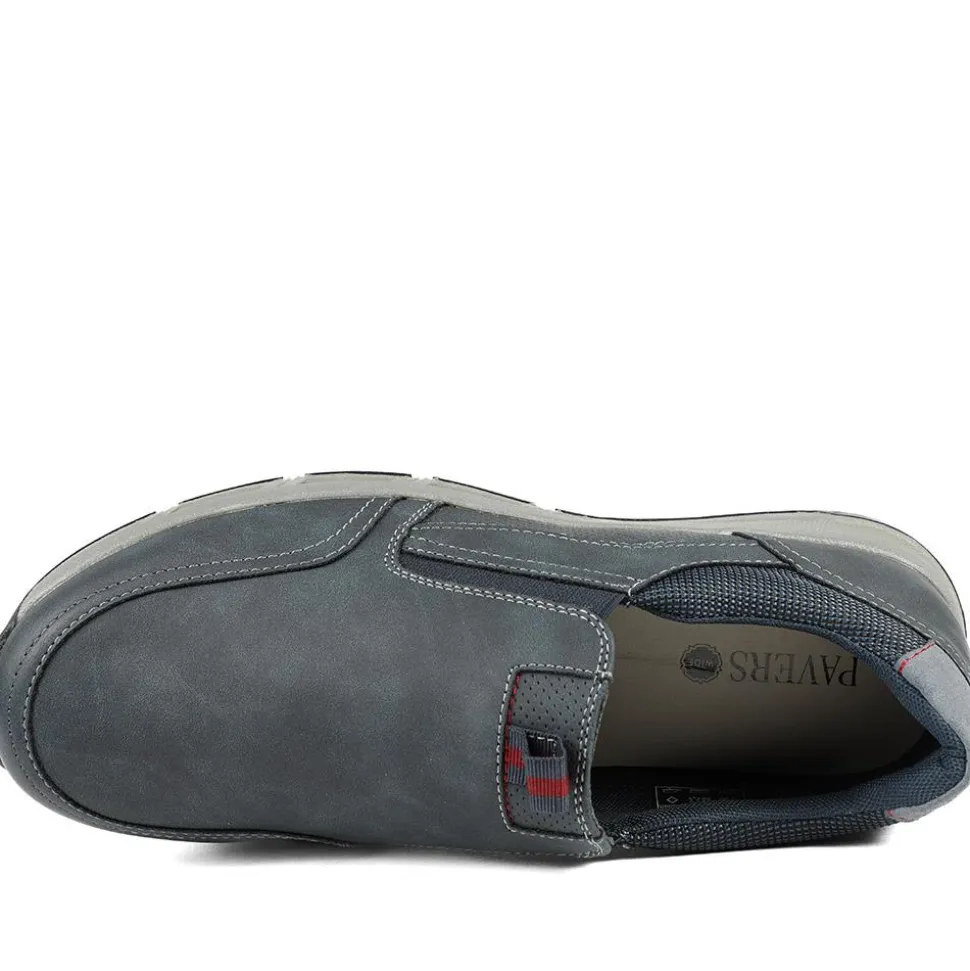 Wide-Fit Elasticated Slip On Shoes - Navy