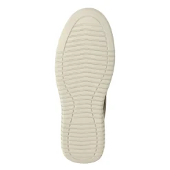 Wide-Fit Fabric Lace-Up Shoes - Taupe