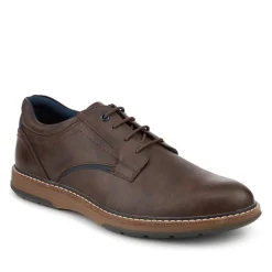 Wide Fit Lace-Up Casual Shoes - Dark Brown