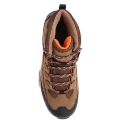 Wide Fit Lace Up Walking Boots - Brown