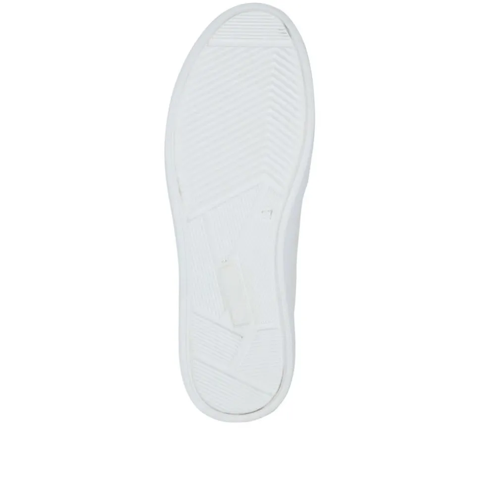 Wide Fit Ladies' Slip-On Shoes - White