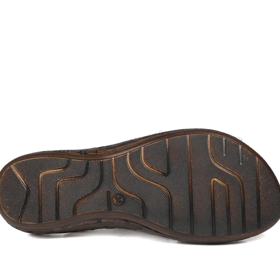 Wide Fit Leather Adjustable Fasten Sandals - White