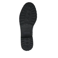 Wide Fit Leather Elasticated Long Boots - Black