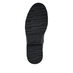 Wide Fit Leather Lace Up Boots - Black