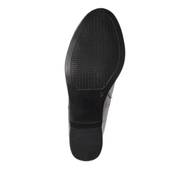 Wide-Fit Leather Long Boots - Black