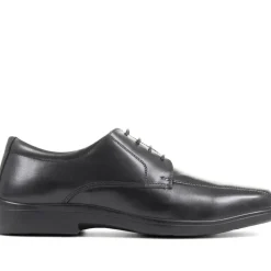 Wide Fit Leather Shoes - Black