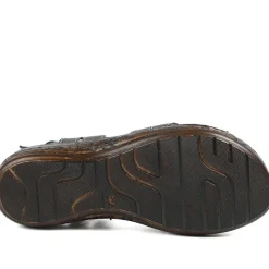 Wide Fit Leather Slingback Sandals - Navy