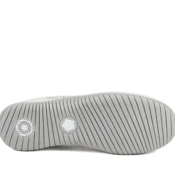 Wide Fit Leather Slip On Comfort Trainers - BEIGE FLORAL