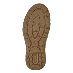 Wide-Fit Leather Slip-Ons - Brown