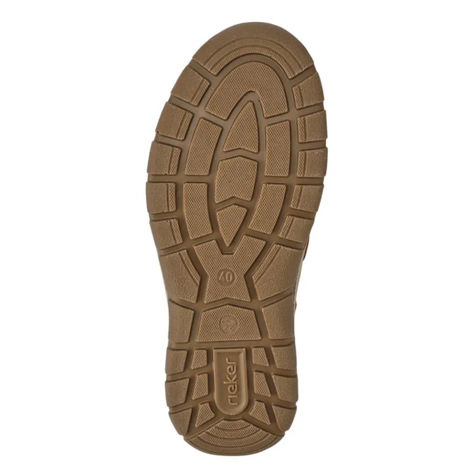 Wide-Fit Leather Slip-Ons - Brown