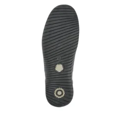 Wide-Fit Leather Slip-On Shoes - Grey