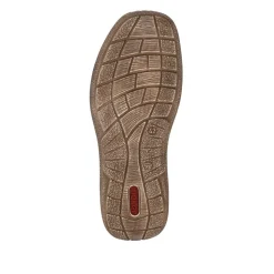 Wide-Fit Leather Slip-On Shoes - Tan