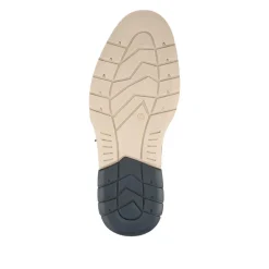 Wide Fit Leather Zip Trainers - Cognac