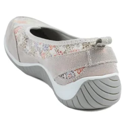 Wide Fit Memory Foam Floral Pumps - Floral