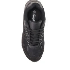 Wide-Fit Memory Foam Trainers - Black