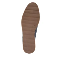 Wide Fit Premium Leather Lace Up Shoes - Navy