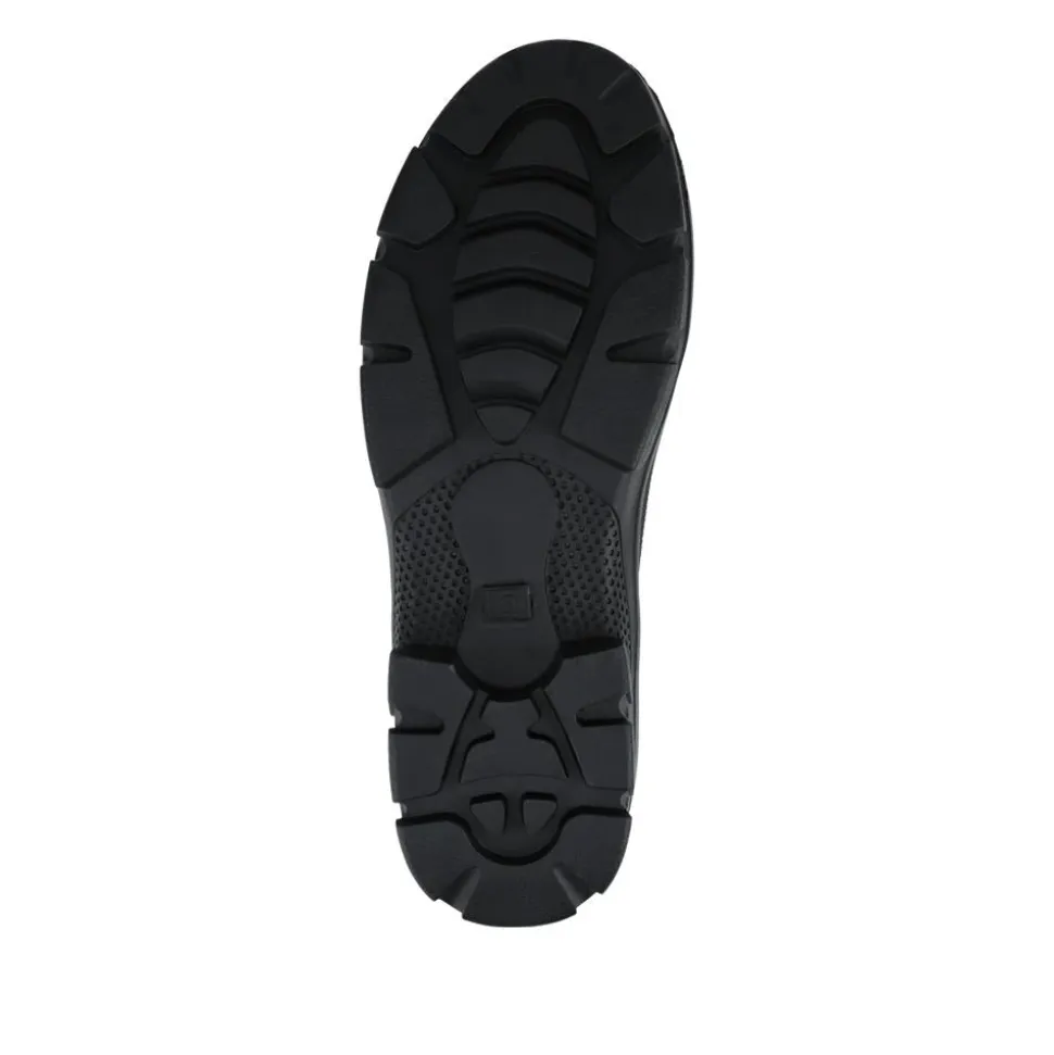 Wide Fit Rubber Ankle Boots - Black