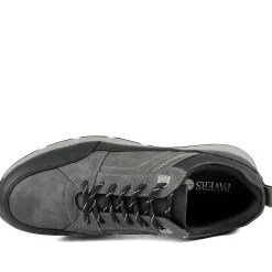 Wide Fit Rugged Lace Up Trainers - Grey