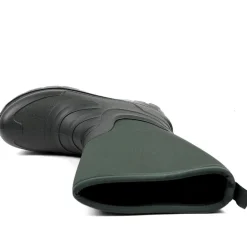 Wide Fit Rugged Water Resistant Wellies - Green